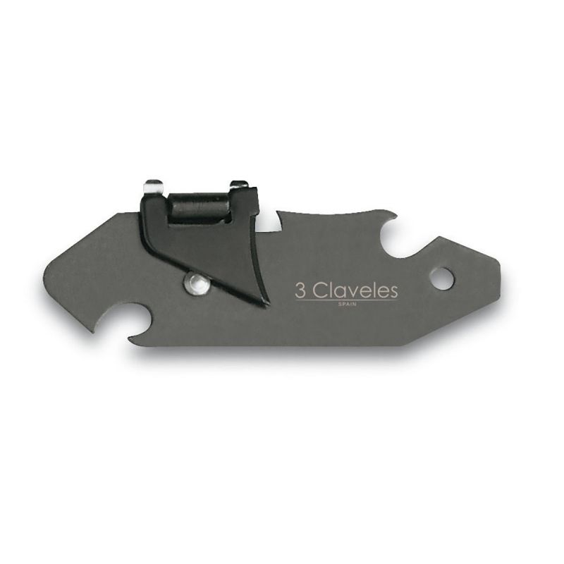 3 Claveles Explorador Mechanical Tin Opener - Black