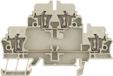 Weidmüller 1674300000-50 Klem 2-etages Spanveer Donkerbeige 50 stuk(s)