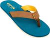 Cool Shoe Corp. Teenslippers SIN CORAL Blauw/Bruin/Geel - Maat 44