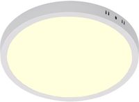 BES LED LED Paneel - Ø30 Warm Wit 3000K - 24W Opbouw Rond - Mat Wit - Flikkervrij