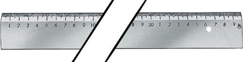 Promat/Tecwerk Lineaal | lengte 500 mm | staal zonder beschermde uiteinden - 4000858805