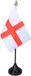 Merkloos / Sans marque Shoppartners Bv Vlag England St George tafelvlaggetjes - 10 x 15 cm - Polyester - Multi