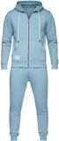 Ombre Set - Katoen - Lange Mouw - Effen Denimblauw XL