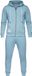 Ombre Set - Katoen - Lange Mouw - Effen Denimblauw XL