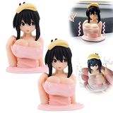 Kanako Borst Shaking Ornamenten, Shake Shake Girl Car Dashboard Decoraties, Tide Play Q Version Poll Bobbleheads, Kawaii Sexy Action Figuur Beauty, Car Center Console Sculptuur Model (2 stuks)