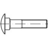 TOOLCRAFT 1061444 Platbolschroef M12 80 mm Vierkant DIN 603 RVS A2 50 stuk(s)