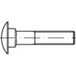 TOOLCRAFT 1061444 Platbolschroef M12 80 mm Vierkant DIN 603 RVS A2 50 stuk(s)
