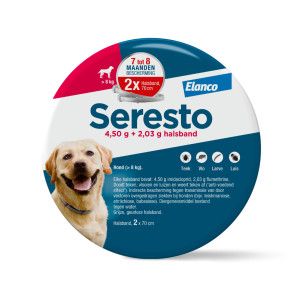 Seresto Teken- En Vlooienband Large - Anti tekenmiddel - 2 stuks Van 8 Kg