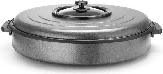 Hendi XXL Partypan Ø55 cm - 1600W - Zwart
