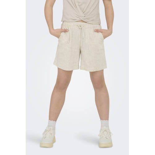 ONLY KIDS ONLY GIRL loose casual short ecru