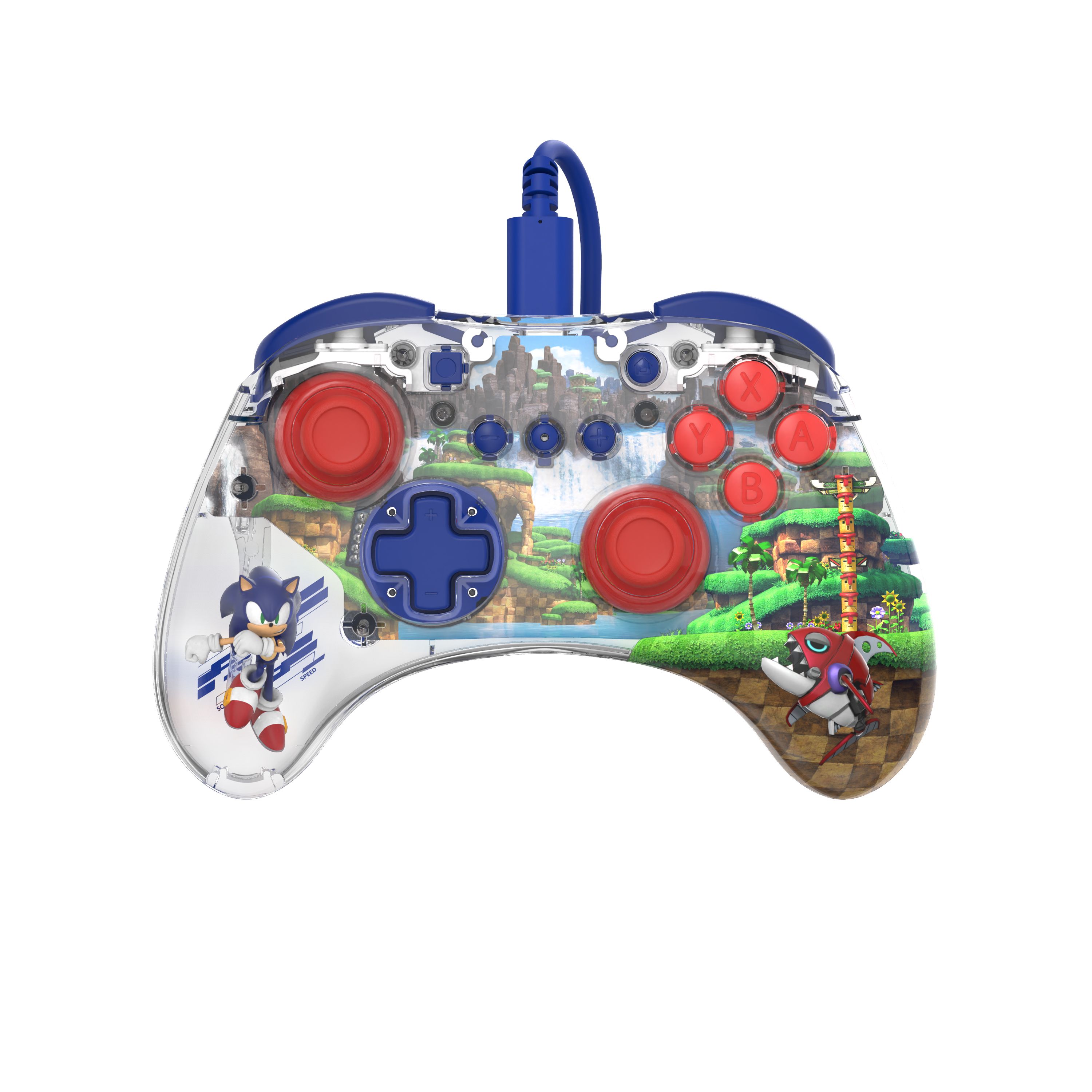 PDP REALMz Wired Controller - Sonic Green Hill Zone for Nintendo Switch