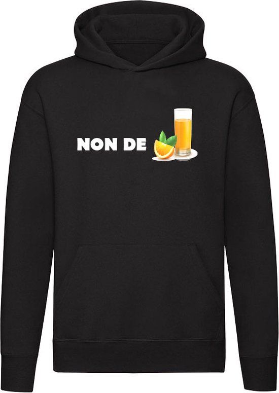 Sol's Non de juice Hoodie - Zwart - 2XL - Unisex