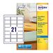 Avery J8560-10 etiketten (voor inkjetprinters) transparant