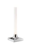 Kartell Goodnight Outdoor Tafellamp, werkt op batterijen, dimbaar, H 29 cm, glanzend chroom