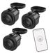 EMOS GoSmart ZigBee Outdoor stopcontact, 16 A, 3 stuks, 2,4 GHz smart stopcontact met timer en stroommeter, IP44, handmatig of met Smart-app gestuurd, compatibel met Amazon Alexa, Google Assistant