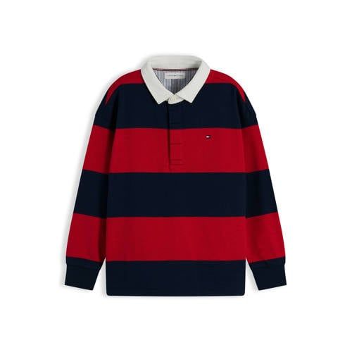 Tommy Hilfiger gestreepte polo - rood