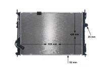 MAHLE CR2058000S Radiateur moteur pour NISSAN QASHQAI / QASHQAI +2 I
