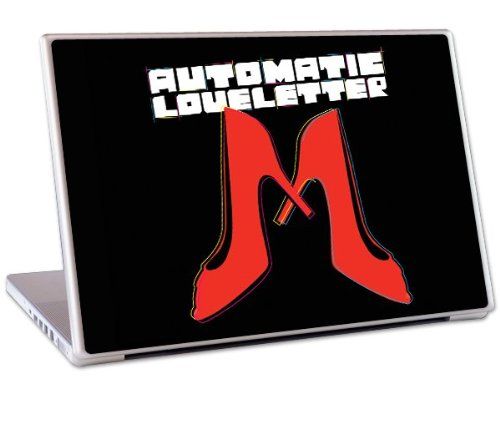 MusicSkins MS-ALL20221 Apple MacBook Air Skin - Zwart/Rood