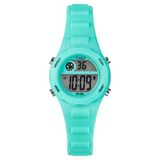 Timex Kids Time Machines TW2W92600 Digitaal horloge 27 mm blauwe hars band digitale wijzerplaat blauwe behuizing