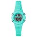 Timex Kids Time Machines TW2W92600 Digitaal horloge 27 mm blauwe hars band digitale wijzerplaat blauwe behuizing