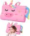 Unyqoos Coussin enfant Mousse à mémoire Rose 44 x 27 cm