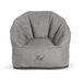 Chaise enfant personnalisée - grise - brodée