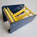 TableTop Etikettendispenser tafelmodel 165mm - Blauw/Geel
