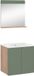 Vicco Ensemble de salle de bain Izan, Chêne doré/Vert, 3 pièces