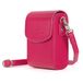 MegaGear MG1561 Leren cameratas met riem compatibel met Sony Cyber-shot DSC-RX100 VI, DSC-RX100 V, DSC-RX100 IV - felroze