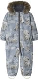 NAME IT NMMSNOW10 SUIT AOP FO NOOS - Garçon - Vestes de ski - Skyway - Polyester - 10000 mm Colonne d'eau