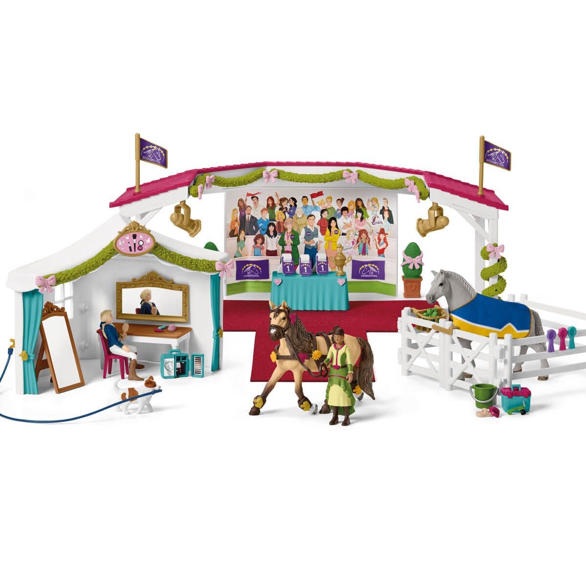 Schleich HORSE CLUB Grote paardenshow - Boerderij Speelset - 5 tot 12 jaar - 116 Onderdelen - 42466
