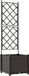 vidaXL Plantenbak Bruin 40 x 40 x 143 cm PP
