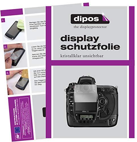 dipos I 2X beschermfolie helder compatibel met Nikon D3 folie displaybeschermfolie