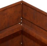 vidaXL Plantenbak Roestkleurig 120 x 40 x 60 cm