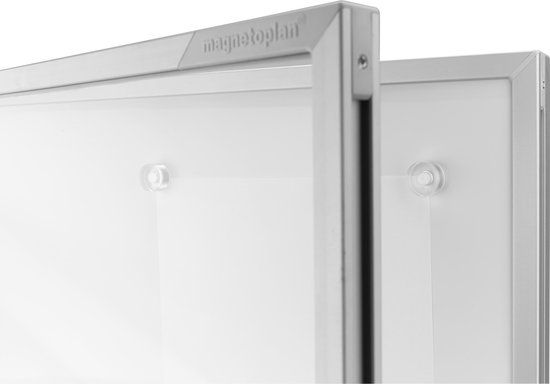 Magnetoplan Show Box Inner Showcase SP - 4xdin A4 - 61x73x4cm - Silver