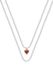 Faina hanger ketting 46 cm Ros