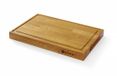 HENDI Eiken serveerplank – met handgrepen – 420x280x40 mm – dubbelzijdig – met perimetergoot