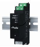 Shelly Wave Pro Shutter Z-Wave Rolluikbediening Zwart