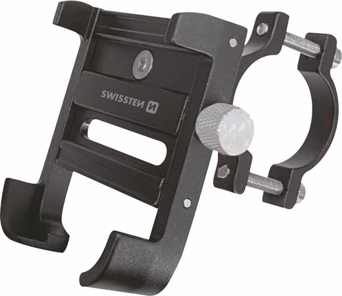 Swissten Telefoonhouder Fiets - Aluminium - BM1 - Zwart