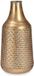 Giftdecor Bloemenvaas Antique Roman - goud - metaal - 21 x 44 cm