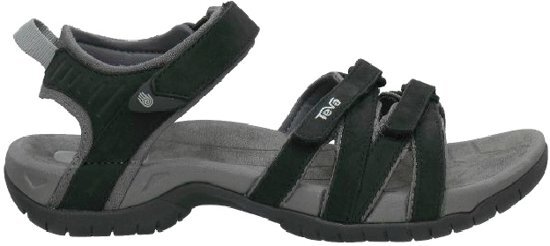 Teva Tirra Leather Sandalen - Dames - Zwart