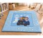 Herding Paw Patrol Tapis d’Éveil 115 × 115cm Couverture de Jeu Matelassée pour Bébés & Tout-Petits en 100% Polyester Multicolore