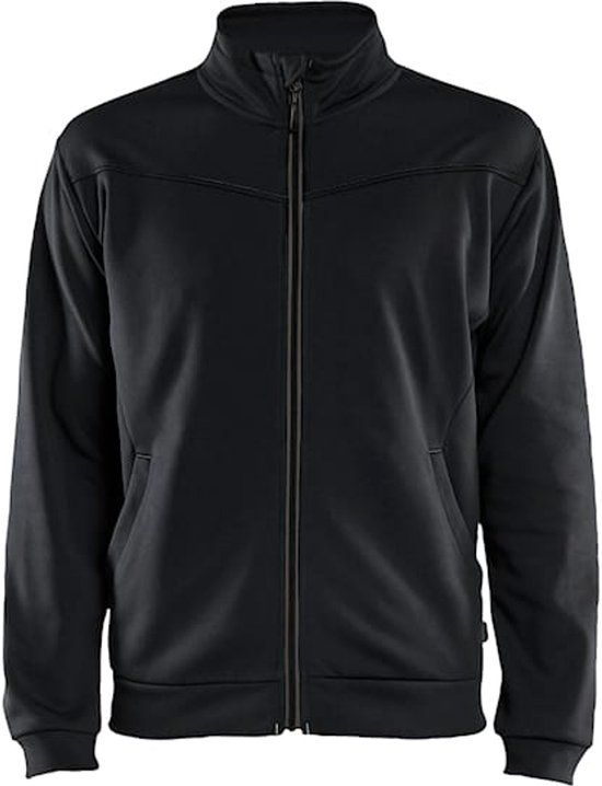 Blåkläder Service sweatshirt met rits 3362-2526 - Zwart/Donkergrijs - L