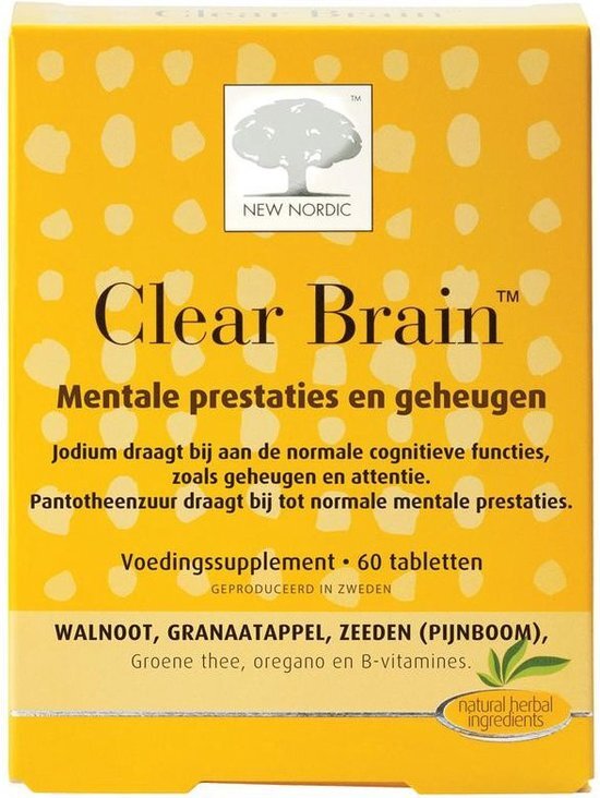 New Nordic Clear Brain Tabletten