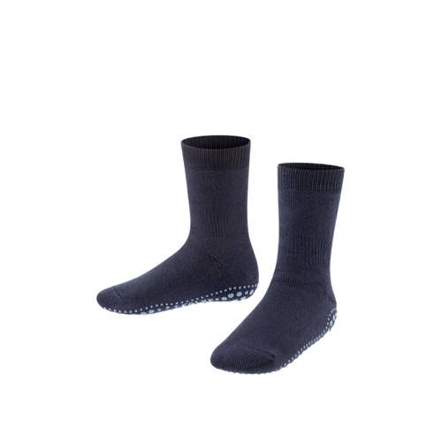 FALKE Catpads huissokken met anti-slip noppen donkerblauw