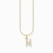 Thomas Sabo KE2252-414-14-L45V Halsketting Dames 925er Zilver 18K geel verguld 38-45cm