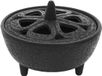 Jhubers Goods Porte-encens en fonte en fer avec design zen