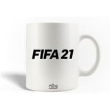 FIFA 21 Ultimate Team FUT 21 videospel zwart logo Keramische mok maniacase