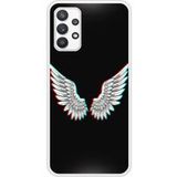 Ailes d'Ange Bedrukt siliconen hoesje compatibel met Galaxy A32 5G