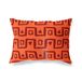 BonaMaison Oranje-Bordeaux Decoratieve Kussensloop, Kussenhoezen Bank, Decoratieve Kussenhoesjes, Kussensloop; Sofa, Slaapkamer, Kantoor, Auto 45x60 Cm - Ontworpen en vervaardigd in Turkije